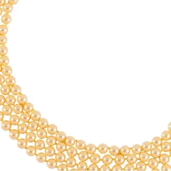 Golden Shell Pearl Endless Necklace 100” - Picture 11 of 12